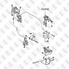 FIXAR FG0448 Сайлентблок задней опоры двигателя