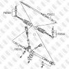 FIXAR FS0565 Наконечник рулевой тяги L/R перед.