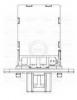 LUZAR LFR0840 Резистор отопителя Hyundai Grand Starex/H-1 07- Luzar