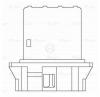 LUZAR LFR1408 LFR 1408_резистор э/вентилятора отопителя!/ Nissan X-Trail T30/Almera N16