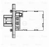 LUZAR LFR1495 LFR 1495_резистор вентилятора печки!\ Nissan Almera Classic (B10) 05&gt;