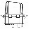 LUZAR LFR1630 LFR 1630_резистор вентилятора печки!\ Iveco Daily IV 06&gt;