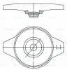 LUZAR LL1902 LL 1902_крышка радиатора!\ Toyota Avensis/Camry/Rav 4 2.0/2.4I 00&gt;