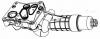 LUZAR LOC1504 LOC 1504_радиатор масляный!\ MB W204 07&gt;