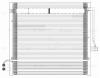 LUZAR LRAC15165 LRAC 15165_радиатор кондиционера!\ MB W166/X166 11&gt;