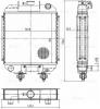 LUZAR LRC0624 Радиатор охл. для с/т МТЗ-320 с дв. LPW 1503C (алюм.) (LRc 0624)