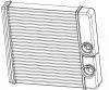 LUZAR LRH0194 LRH 0194_радиатор отопителя!\ Lada Granta 15&gt;