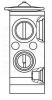LUZAR LTRV0880 LTRV 0880_клапан расширительный кондиционера!\ Hyundai Tucson 04&gt;