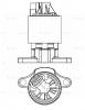 LUZAR LVEG0503 LVEG 0503_клапан рециркуляции выхл. газов!/ Chevrolet Cruze/Lacceti