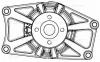 LUZAR LWP0805 LWP 0805_помпа системы охлаждения!\ Hyundai HD/County 98&gt;