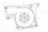 LUZAR LWP0997 LWP 0997_помпа!\ Renault Duster/Megane III 1.5dCi 09&gt;