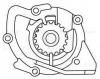 LUZAR LWP10200 Насос водяной для а/м Ford Mondeo (07-)/Citroen Jumpy (07-) 2.0TDCi