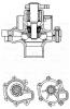 LUZAR LWP2504 LWP 2504_помпа!\ Mazda 2/3/6/CX-5 1.5-2.5 12&gt;