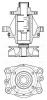 LUZAR LWP26105 LWP 26105_помпа!\ BMW E36/E34 2.0i/2.5i 89&gt;