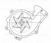 LUZAR LWP3002 LWP 3002_помпа!\ Chery Tiggo 1 1.8-2.0