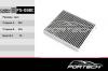 FORTECH FS038C _фильтр салонный (УГОЛЬ)/ Chevrolet Cruze 09&gt;/