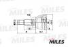 MILES GA20110 ШРУС FORD FOCUS/FIESTA/FUSION 1.4-2.0 98-04 нар. GA20110