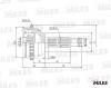 MILES GA20161 ШРУС HYUNDAI ACCENT/ELANTRA 1.3-1.6 94-05 нар.(ABS) GA20161