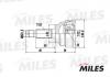 MILES GA20188 ШРУС KIA RIO 1.5 00- нар. GA20188