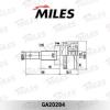 MILES GA20284 ШРУС NISSAN ALMERA 1.5 00- нар.(ABS) GA20284