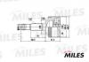 MILES GA20312 ШРУС NISSAN PRIMERA 1.6/1.8 02- нар. GA20312