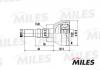 MILES GA20353 ШРУС OPEL ASTRA/ZAFIRA 1.4/1.6 04- нар. GA20353