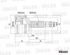 MILES GA20537 ШРУС HYUNDAI ACCENT 01=&gt; c АБС нар. GA20537