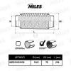 MILES HBFB54.5X230 Труба гофрированная с внутр. плетением 54.5X230 HBFB54.5X230