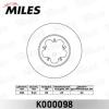 MILES K000098 Диск тормозной FORD TRANSIT 06- передний вент.D=280мм. K000098