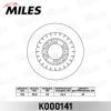 MILES K000141 Диск тормозной MITSUBISHI PAJERO 2.5-3.0 90-00/PAJERO SPORT 2.5-3.0 98- передний K000141