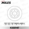 MILES K000147 Диск тормозной MITSUBISHI PAJERO IV 07- передний вент.D=332мм. K000147
