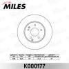 MILES K000177 Диск тормозной MERCEDES W202/W203/W210/R170 2.0-3.0 передний вент. K000177
