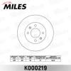 MILES K000219 Диск тормозной HYUNDAI GETZ 1.1-1.6 R13 02- без АБС передний вент.D=241мм. K000219