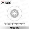 MILES K000447 Диск тормозной VOLVO XC90 02&gt; R17 передний вент. D=336мм K000447