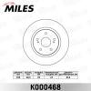 MILES K000468 Диск тормозной SUZUKI GRAND VITARA 05- передний вент. K000468