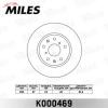 MILES K000469 Диск тормозной MILES K000469 SUZUKI SX4 06- передний вент.D=280мм.