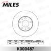 MILES K000487 Диск тормозной MILES K000487 CITROEN JUMPER/FIAT DUCATO/PEUGEOT BOXER 94- передний D=280мм.