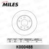 MILES K000488 Диск тормозной к/т