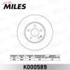 MILES K000589 Диск тормозной MERCEDES VIANO/VITO W639 2.0-3.7 03- передний вент. K000589