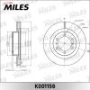 MILES K001156 Диск тормозной TOYOTA LAND CRUISER PRADO (J150) 10- передний K001156