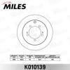 MILES K010139 Диск тормозной MITSUBISHI LANCER 00&gt;/OUTLANDER 03&gt;08 (R14) задний K010139