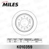 MILES K010359 Диск тормозной TOYOTA LAND CRUISER 120 05&gt; задний K010359