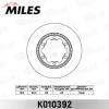 MILES K010392 Диск тормозной MERCEDES SPRINTER 06&gt;/VW CRAFTER (3/3.5/5t) 06&gt; задний вент. K010392