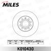 MILES K010430 Диск тормозной AUDI A3/SKODA OCTAVIA/VW GOLFV/JETTA 03- задний K010430