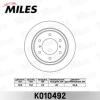 MILES K010492 Диск тормозной MITSUBISHI PAJERO 00-/PAJERO SPORT 98- задний вент.D=300мм. K010492