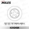 MILES K010494 Диск тормозной HONDA CIVIC 06- задний D=260мм. K010494