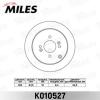 MILES K010527 Диск тормозной HYUNDAI ACCENT 05-/GETZ 02-/i20 08-/KIA RIO II 05- задний K010527