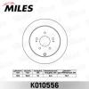 MILES K010556 Диск тормозной CITROEN C-CROSSER/MITSUBISHI OUTLANDER/ASX/PEUGEOT 4007 задний K010556
