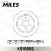 MILES K010656 Диск тормозной MILES K010656 NISSAN JUKE 10-/QASHQAI 07- задний