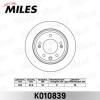 MILES K010839 Диск тормозной HYUNDAI i30/ix35/KIA CEED/SPORTAGE задний D=262мм. K010839
